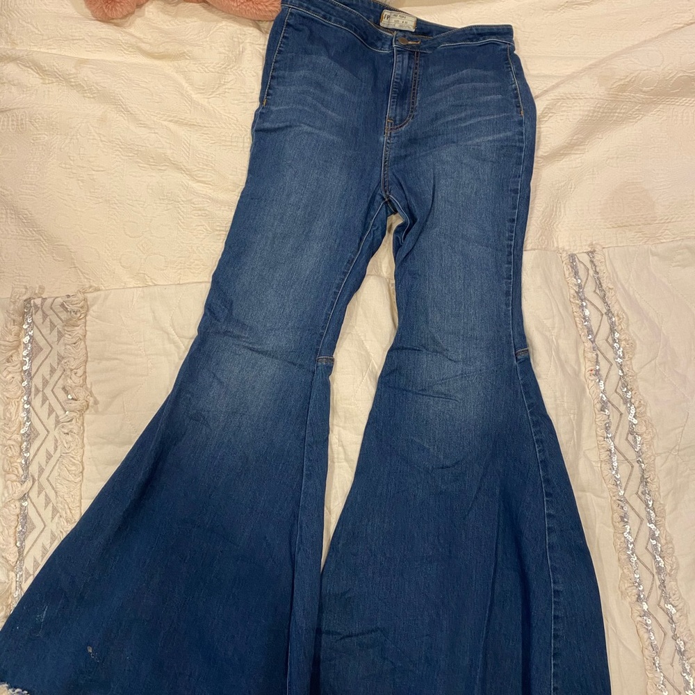 Free People Bell Bottom Jeans
